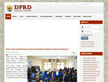 Tablet Screenshot of dprd.grobogan.go.id